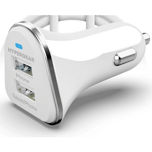 Chargeur de voiture double USB haute puissance 3,4 A compatible avec les iPhones, les iPads et les AirPods - Product Image 3