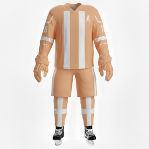 Jersey de Hockey sobre Hielo Transpirable de Alta Calidad, 100% Poliéster, Personalizable con Nombre de Equipo, Unisex, para Todas las Temporadas - Product Image 1