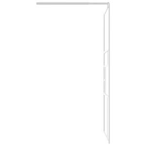 Parois de douche en verre ESG blanc 31,5''x76,8'' pour cabine de douche - Product Image 5