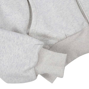 <b>Applique</b> Embroidery Patch 400 Gsm Hoodie Thick Heavyweight Vintage Custom Heavy Weight Hoodies Full Face Zip up - Product Image 6