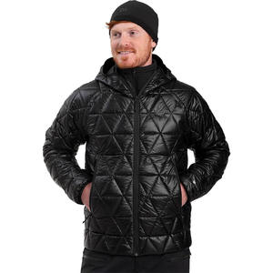 Veste matelassée à capuche pour homme et femme, col montant en laine, imperméable, respirante, prix de gros pour l'extérieur - Product Image 2
