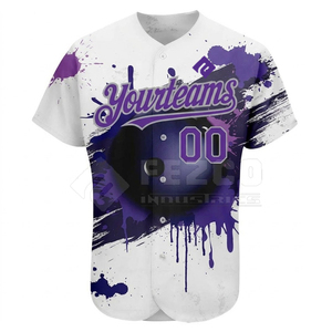 Maillot de baseball respirant en mesh personnalisé pour équipe, coutures de qualité supérieure, pour entraînement et matchs. - Product Image 2