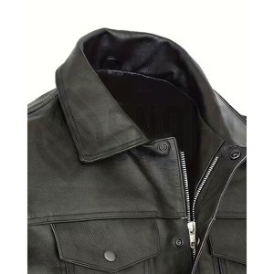 Men Genuine <b>Leather</b> Vest <b>Winter</b> Use Fashion <b>Leather</b> Vest for Sale New Arrival <b>Leather</b> Vest Slim Fit Made in Pakistan - Product Image 4