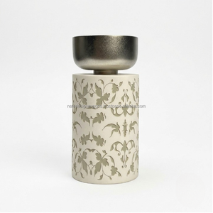 Quemador de Incienso Moderno Minimalista con Diseño Recortado, Calentador de Cera para Velas Tealight, Cuenco de Metal, Estufa de Aroma, Regalos de Fragancia para el Hogar, Venta al por Mayor - Product Image 2