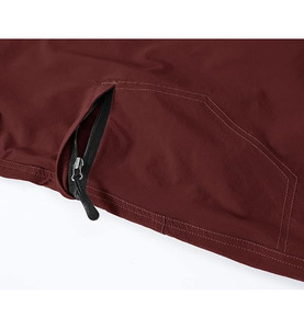 Shorts décontractés pour hommes en molleton 100 % coton, coupe classique, taille haute élastique, brodés, anti-plis, multi-poches, couleur et logo personnalisables - Product Image 5