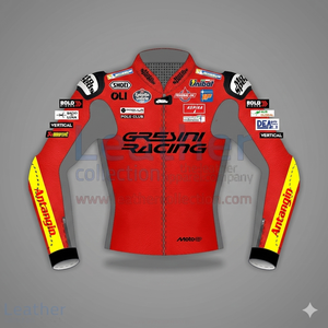 Alex Marquez MotoCP <b>Racing</b> <b>Jacket</b> Rucati <b>Jacket</b>/Chaquetta Made To Measure Flexible Stretch Panels Comfort Fit Impact CE - Product Image 1