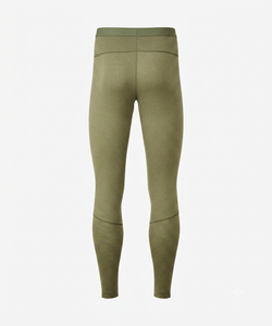 <b>Men's</b> Olive Green <b>Compression</b> Leggings Full Length Elastic Waist Solid Color Athletic <b>Tights</b> Spandex Nylon Material - Product Image 4