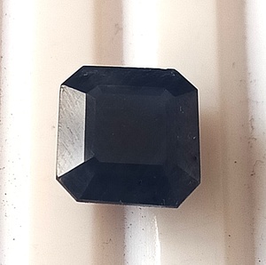 Saphir bleu naturel de 4,30 carats provenant de Birmanie, taille carrée octogonale facettée, non chauffé, pierre précieuse non montée - Product Image 6