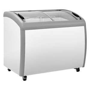 Congelador Comercial para Helados de 9.3 Pies Cúbicos, Congelador Horizontal con Temperatura Ajustable, Congelador Superior Móvil Profundo con 3 Cestas de Alambre - Product Image 1