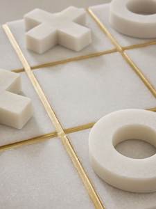 Modern tic tac toe luxury tic tac toe minimalist game <b>set</b> tabletop game decor <b>coffee</b> <b>table</b> game living room decor game - Product Image 6