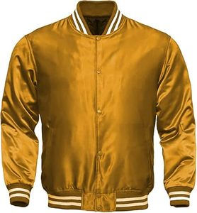 High Quality Satin Bamber Jacket Supplier Custom Embroidered Bomber Jackets for Schools Colleges Universities Sports Teams - Product Image 2