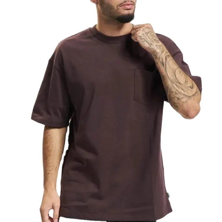 Großhandel Hochwertige Herren Plain T-Shirts Weißes T-Shirt Benutzer definierte Sublimation Herren T-Shirt Rohlinge Übergroße T-Shirts für den Sommer