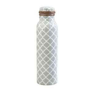 Botella de agua de cobre de marca privada, termo portátil con tapa, diseño minimalista para viajes - Product Image 3