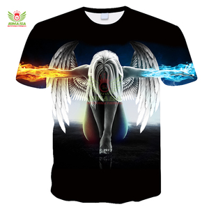 Camiseta sublimada de última moda para hombre, ropa de verano, estilo moderno, camiseta sublimada a color para hombre - Product Image 3