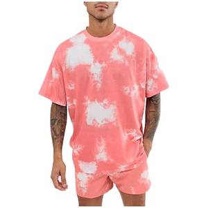 สินค้ามาใหม่ ชุดเซ็ตเสื้อผ้าผู้ชายฤดูร้อน ผ้าระบายอากาศดี ไซส์ใหญ่ สไตล์ลำลอง ชุด 2 ชิ้น กางเกงขาสั้น พร้อมโลโก้สั่งทำได้ สำหรับทุกเพศ ปี 2026 - Product Image 2