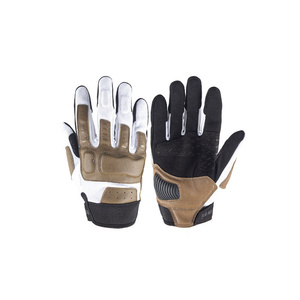 Guantes de Motocicleta de Cuero de Calidad, Servicio OEM, Proveedor Directo de Fábrica, Guantes de Carreras Antideslizantes, Guantes de Conducción Cómodos - Product Image 1