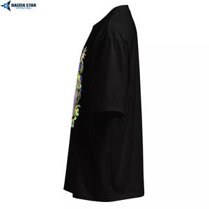 Camisetas de Jersey para Hombre, Ecológicas, de Secado Rápido, Transpirables, de Poliéster/Algodón, Manga Corta, Corte Holgado, Cuello Redondo, Estampado Serigrafiado - Product Image 2