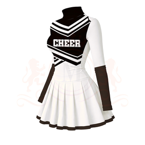 ชุดยูนิฟอร์มกระโปรงเชียร์ลีดเดอร์ไซส์พลัสพร้อมโลโก้สั่งทำพิเศษสำหรับเด็ก วัยรุ่น และผู้หญิง - Product Image 2