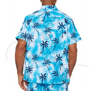 Wholesale <b>Beach</b> Wear for <b>Men's</b> Quick Dry <b>Shirts</b> and Shorts Set Breathable Plus Size Autumn Sets Customized 100% Polyester Casual - Product Image 3