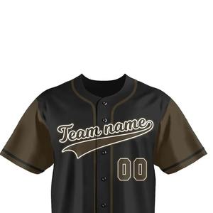 Camisetas de Béisbol Nuevas Personalizadas de Alta Calidad al por Mayor, Ropa Deportiva de Poliéster Unisex para Adolescentes, Uniforme de Secado Rápido UPF 50+ - Product Image 3
