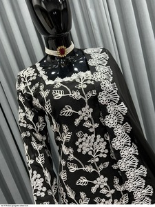 NEW Designer black Modern Heavy Faux Georgette Fabric Ethnic <b>Dress</b> Indian Pakistani <b>Wedding</b> Wear Sharara Suit Party - Product Image 4