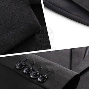 Costume de mariage pour homme Fresh Drop, coupe ajustée, design élégant, parfait pour les réceptions et les cérémonies de mariage - Product Image 6