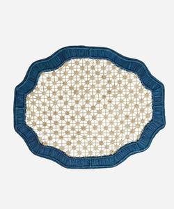 Handmade Natural Fiber <b>Table</b> Mat Stylish <b>Rustic</b> <b>Farmhouse</b> <b>Dining</b> Decor Premium Round Raffia Placemat - Product Image 4