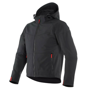Veste de moto pour homme, noire, coupe-vent, manches longues, pour l'hiver, vêtements d'extérieur - Product Image 1