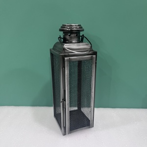 Modern Iron Mesh Candle <b>Lantern</b> Set <b>Black</b> Metal Hanging Tabletop Decorative <b>Lantern</b> for Home Wedding Garden Decor - Product Image 4