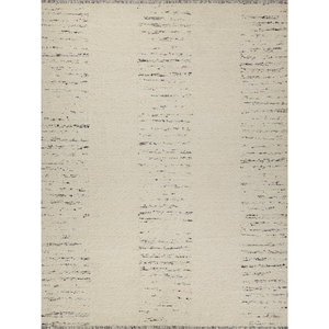 Magníficos Alfombras de Lana y Seda Entropy Ivory Hechas a Mano, de Algodón Orgánico, Diseño Abstracto Tipo Rompecabezas, para Pasillo, Sala de Estar y Hogar - Product Image 4