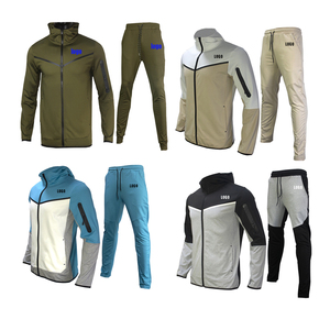 Survêtements slim pour hommes 2024 avec logo personnalisé, en molleton technique, pour le jogging, en molleton technique, pour l'hiver - Product Image 5