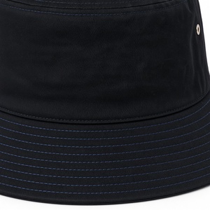 <b>Women</b> Black ZPhiB Blue Embroidered Logo <b>Bucket</b> <b>Hat</b> Wide Brim Casual Outdoor Summer Fashion Sun Protection Headwear Cap - Product Image 5