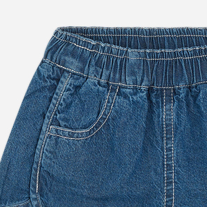 Shorts confortables et respirants pour garçons, collection été, service OEM, design avec poches latérales et taille élastique - Product Image 2