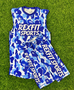 ชุดยูนิฟอร์มบาสเก็ตบอลแบบซับลิเมชั่นสั่งทำพิเศษ เสื้อแขนกุดและกางเกงขาสั้นลายพรางสีเหลือง ชุดกีฬา OEM เสื้อบาสเก็ตบอลสั่งทำพิเศษ - Product Image 6