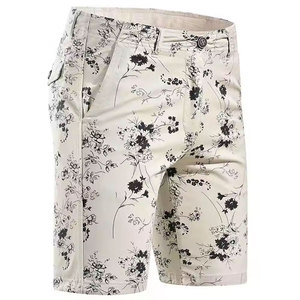 Pantalones Cortos Bermuda para Hombre, Estilo Casual, Cintura Media Elástica, 100% Algodón Canvas Ecológico, con Cordón Ajustable y Bolsillos de Tela Tejida - Product Image 6