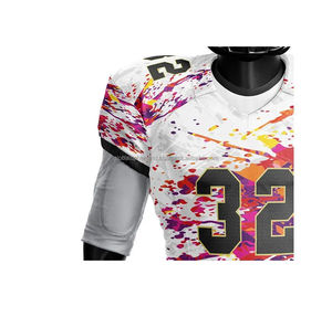 Camiseta y uniforme de fútbol americano para niños y adultos jóvenes Impresión por transferencia de calor 100% poliéster Ropa de fútbol personalizada - Product Image 4