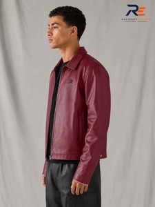Chaqueta de cuero cómoda diseñada con material duradero y estilo moderno para uso casual y al aire libre, diseñada para brindar estilo y comodidad. - Product Image 5
