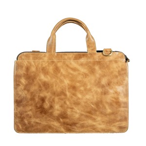 Wholesale Genuine Leather Waterproof Vintage <b>Laptop</b> <b>Sleeve</b> 16'' for Men High Quality Office Crossbody Travel Custom Logo - Product Image 3