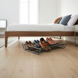 Organizador de Zapatos de Gran Capacidad para Debajo de la Cama, de Metal, Moderno y Independiente - Product Image 3
