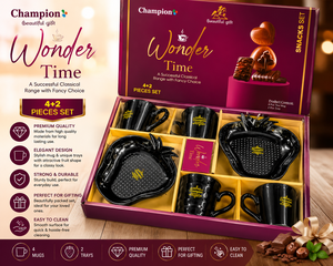 Caja de Regalo de Mármol de Lujo, Juego de 2 Tazas, 2 Platos para Aperitivos, Caja para Empacar Galletas con Impresión de Logotipo Personalizado, Entrega de Alimentos de Panadería - Product Image 6