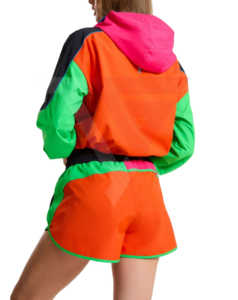 Premium Quality Packable Streetwear Windbreaker <b>Coat</b> Printed Solid Design Lightweight & Breathable for <b>Travel</b> Use - Product Image 2