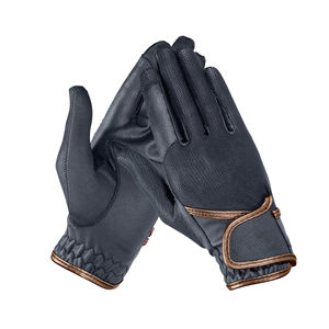 Gants d'équitation personnalisés imprimés compatibles avec les écrans tactiles, gants d'équitation en cuir, vente en gros, gants d'équitation antidérapants - Product Image 5