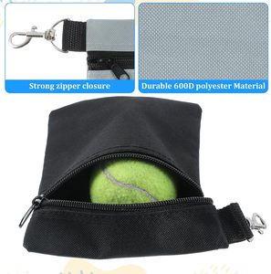 Golf Ball Bag Golf Tee Bag Pouch Zippered Pouch with Metal Lobster <b>Clip</b> Waterproof Golfs Accessories Organizer for Tees Balls - Product Image 6
