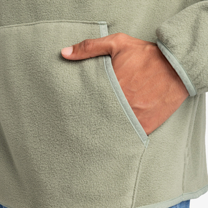 Mens Plush Fleece Hoodie Warm Winter Pullover Casual Leisure Outdoor Gym Street Style Custom Garment Manufacturer Wholesale - Product Image 5