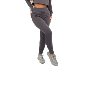 Lightweight Sporty Style Women's Sweatpants <b>Slim</b> Fitted Soft Fleece Fabric Made Adjustable Waist <b>Jogger</b> Trousers Ladies - Product Image 2