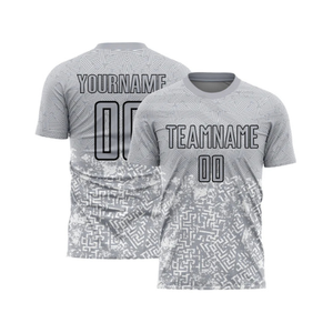 เสื้อฟุตบอลพิมพ์ลายแบบซับลิเมชั่นสั่งทำได้ โรงงานขายส่งโดยตรง ชุดกีฬาแห้งเร็ว ชุดฟุตบอลพิมพ์ลายดิจิทัล - Product Image 3