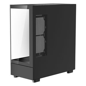 Case PC Gaming Mid Tower ad Alto Flusso d'Aria con 6 Ventole PWM ARGB da 120 mm, Filtro Antipolvere Facile da Pulire, Pannello in Vetro Temperato, Compatibile con Schede Madri Micro ATX - Product Image 1