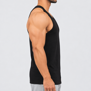 Chaleco de Verano para Hombre, Holgado, Talla Grande, con Estampado, Color Sólido, de Secado Rápido, Transpirable, Deportivo, Camiseta sin Mangas, Chaleco para Gimnasio - Product Image 3