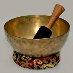 Bol chantant tibétain antique pour la purification des chakras, l'équilibrage, la guérison, les thérapies par vibration sonore, vente en gros à prix avantageux - Product Image 1