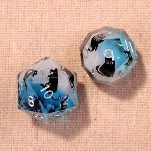 ชุดลูกเต๋าเรซิ่นคุณภาพพรีเมียม โปร่งใสสูง ลูกเต๋าเรซิ่นทรงหลายเหลี่ยม สำหรับเกม RPG ระดับมืออาชีพ เกมบนโต๊ะ ขายส่งลูกเต๋าเกม - Product Image 3